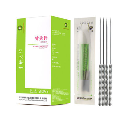 کیفیت  Silvery Zhongyan Taihe Acupuncture Needles Painless Intradermal Needles For Facial Acupuncture کارخانه