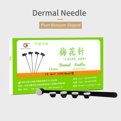 کیفیت  ISO13485 Plum Blossom 7 Star Needle Acupuncture With 12 Replaceable Heads کارخانه