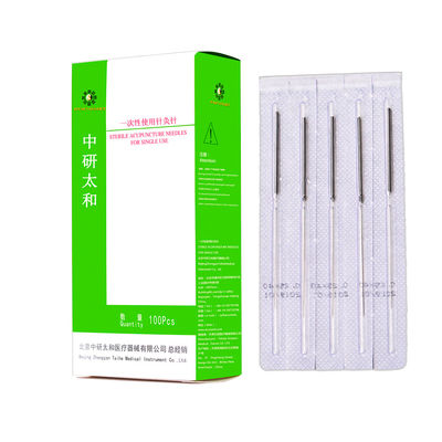سوزن های طب سوزنی / تخته طب سوزنی با اکسید اتیلن برای طب سوزنی چینی استریل شده است