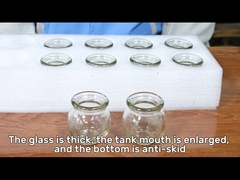 مجموعه فنجان‌کشی شیشه‌ای شفاف ضد پیری چینی برای صورت و بدن